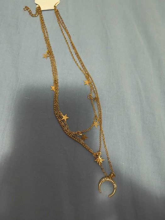 colier cu luna si stele