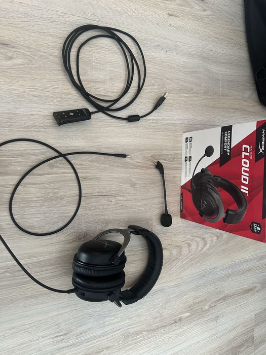 Casti Hyperx cloud 2 gri