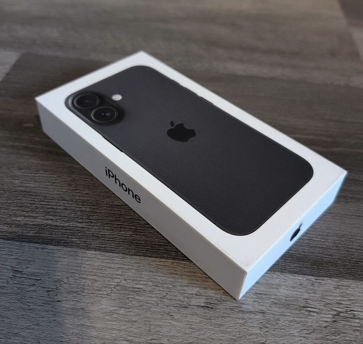 НОВ! iPhone 16 128GB White и Black - Гаранция