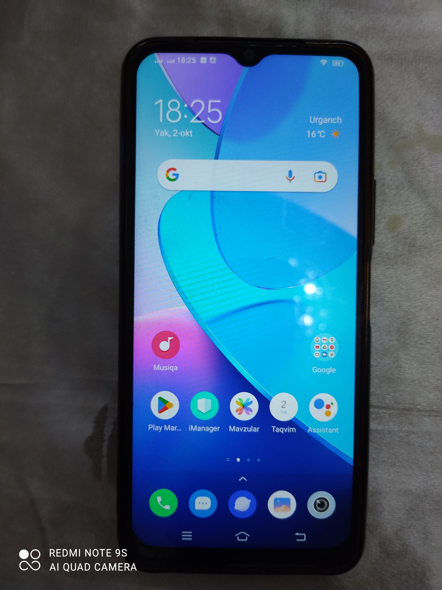 Vivo y20 holati yangi