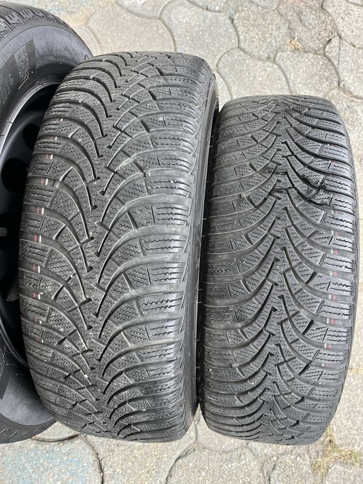 Jante otel 5x112mm, anvelope iarna 205/55 R16, Vw, Audi, Seat, Skoda