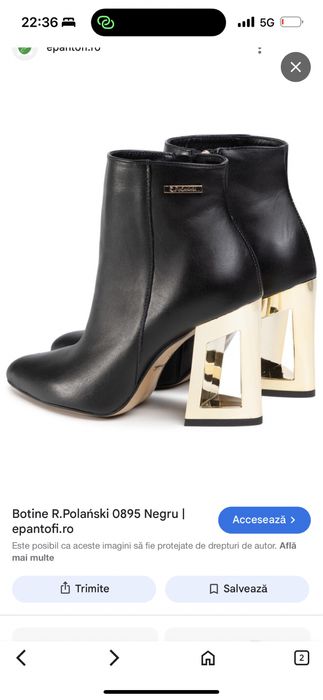 Vand botina ca noua purtata o singura data marimea 36