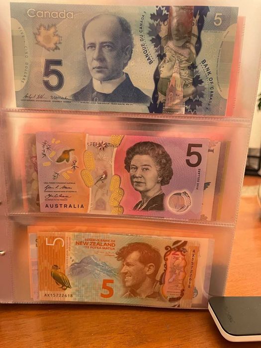 Коллекция подлинных денег разных стран мира