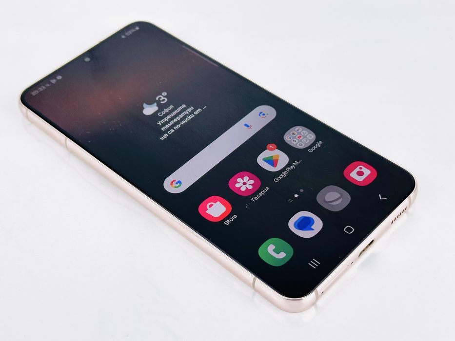 Samsung Galaxy S22 5G 256GB 8RAM Pink Gold Перфектен! Гаранция!