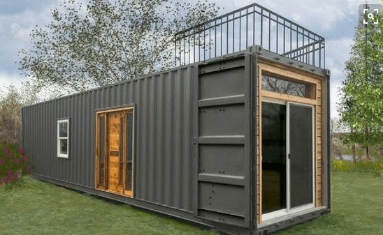 Vand container modular stil casute din panouri izolate