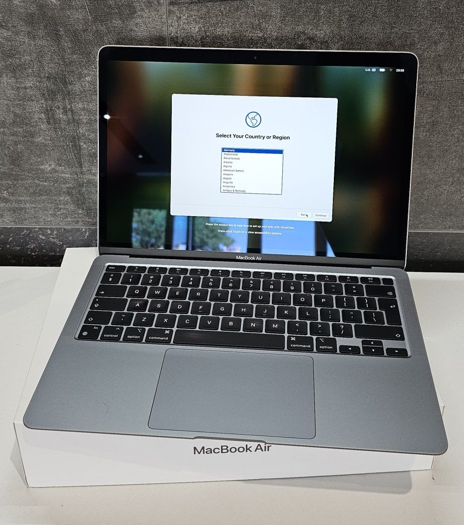 Macbook Air M1 8gb 256 gb Space Grey