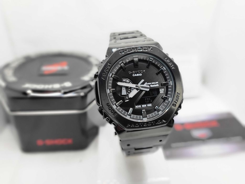Ceas Casio g shock Full metal GM B2100BD Full Black Nou,Garantie 2 ani