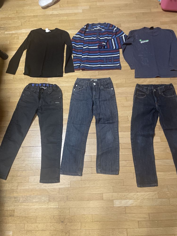 Маркови дрехи 122-  134 момче  блузи дънки