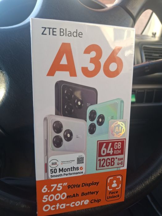 Продам новый смартфон А36 ZTE blade