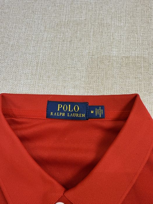 Tricou Polo Ralph Lauren - marimea M - rosu cu emblema albastra