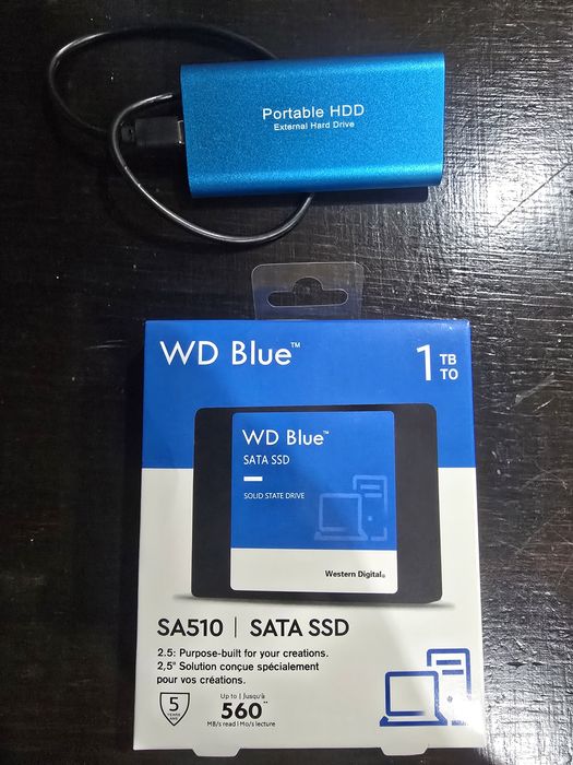 Ssd чисто нов 1 TB и portable ssd 14 TB.