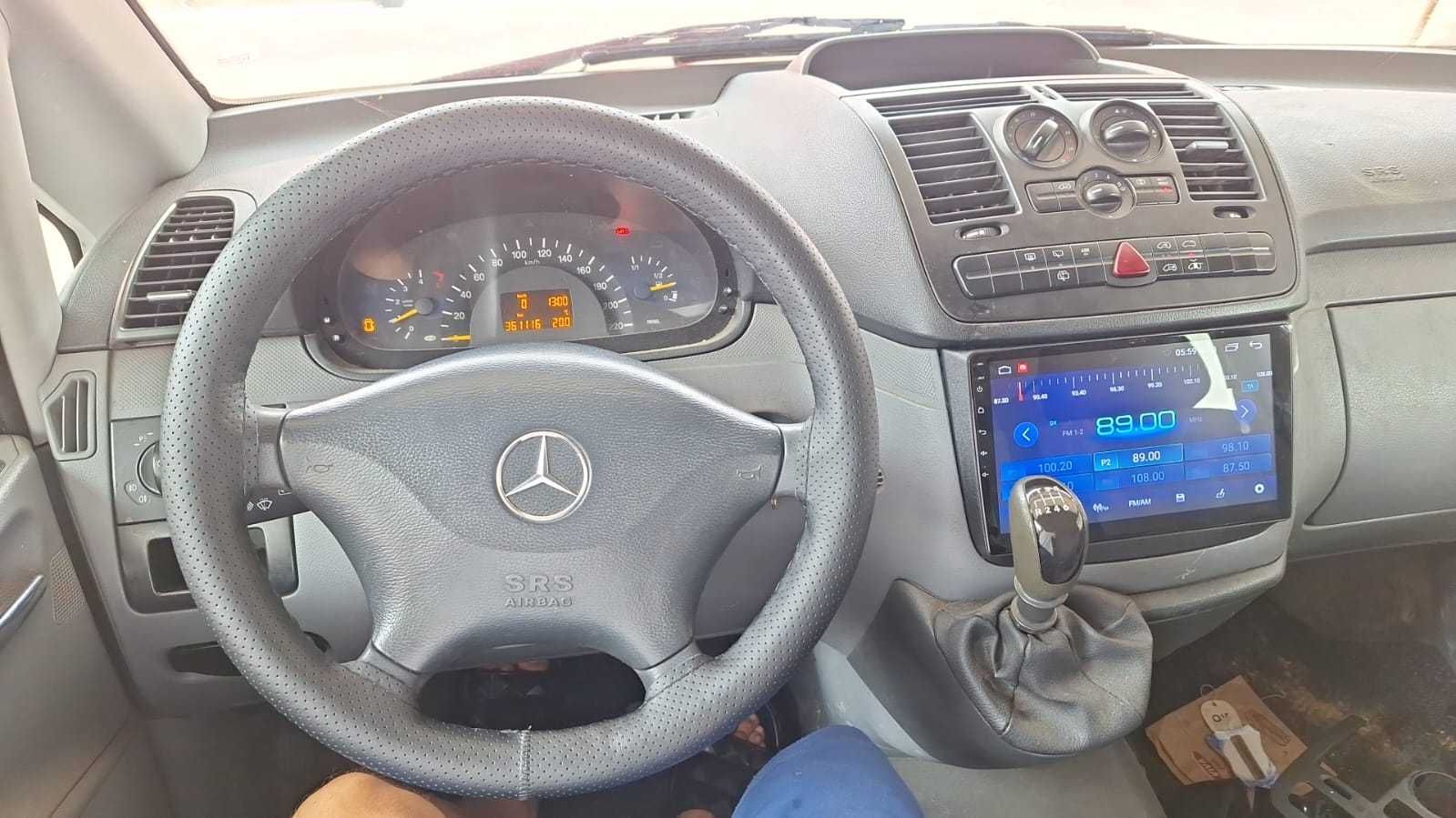 Navigatie Android Mercedes Vito Waze YouTube Carplay
