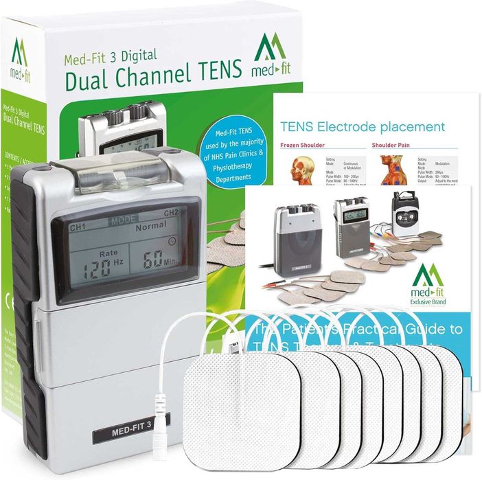 Aparat TENS digital Med-Fit 3 pT ameliorarea rapidă a durerii -sigilat