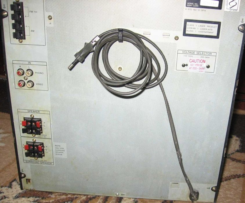 Уредба, стерео система Sony комбайн, модел: HCD-N300K