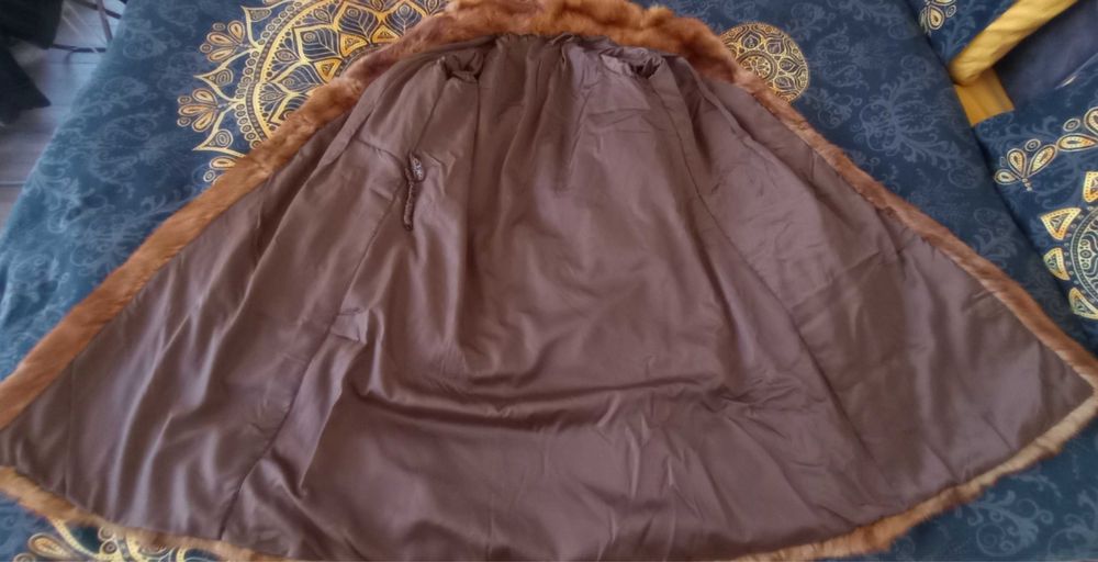 Палто от визон -цели кожи, почти ново М