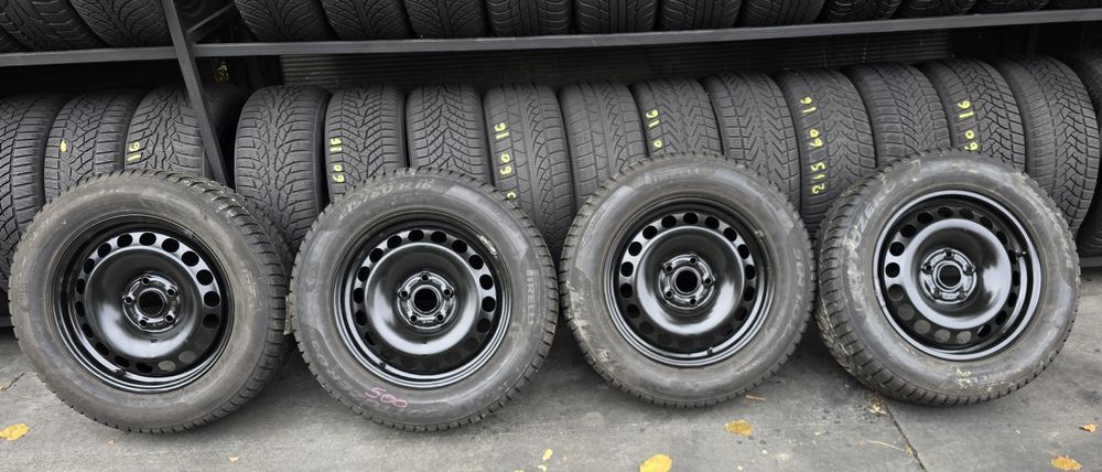 4 jante Mercedes cla 17 cu anvelope iarnă Dunlop 205/55/17