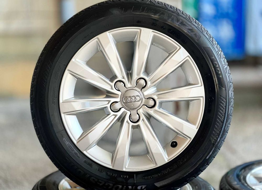 Оригинални джанти Audi A3 5x112 с гуми – топ състояние