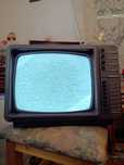 Televizor vintage alb negru Telestar