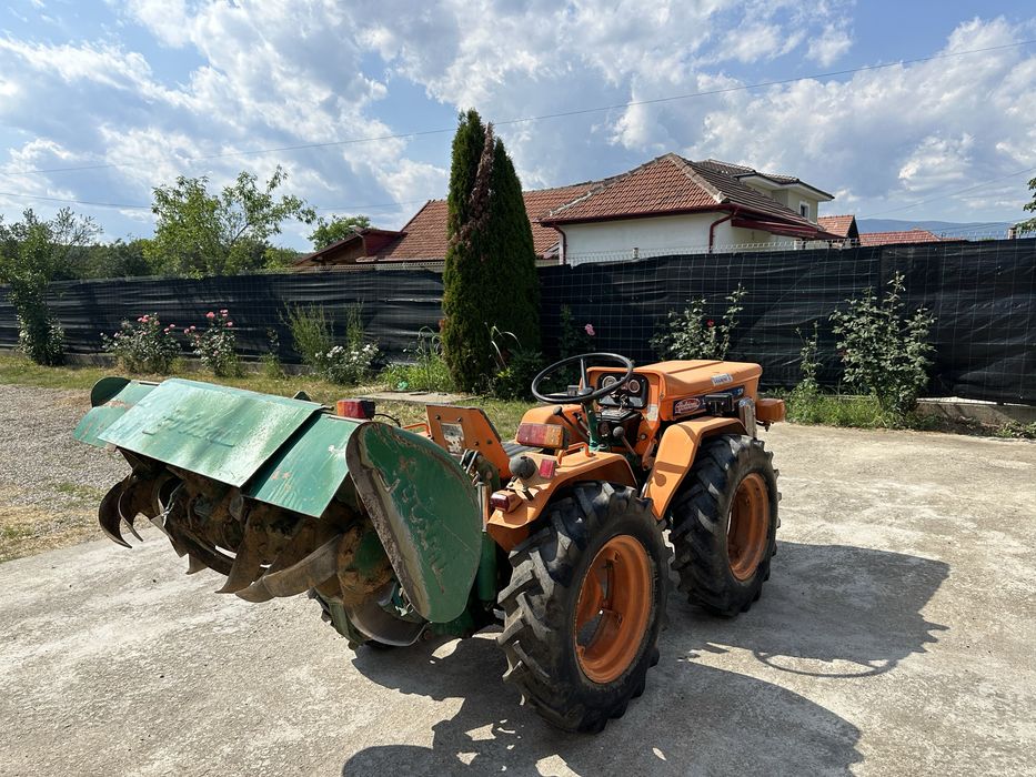 Motocultor tractoras 4x4 diesel Goldoni 2 pistoane cu freza