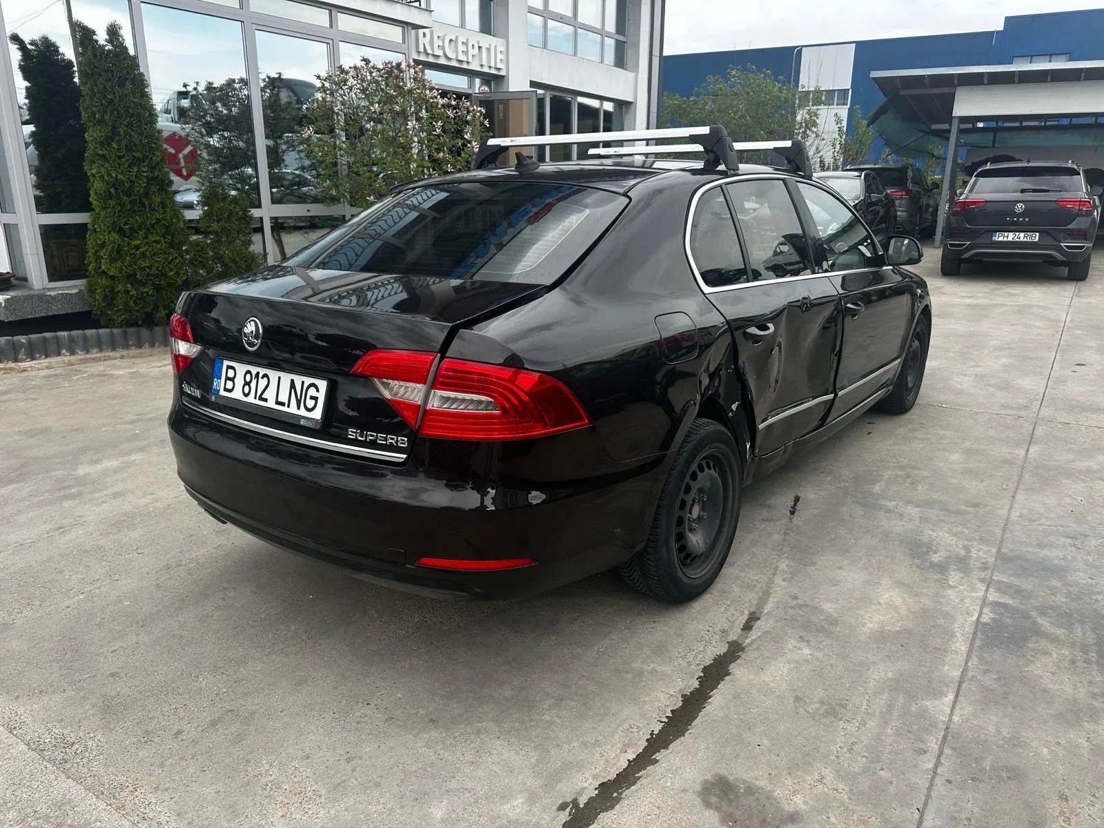 Plansa bord Skoda superb 2 facelift
