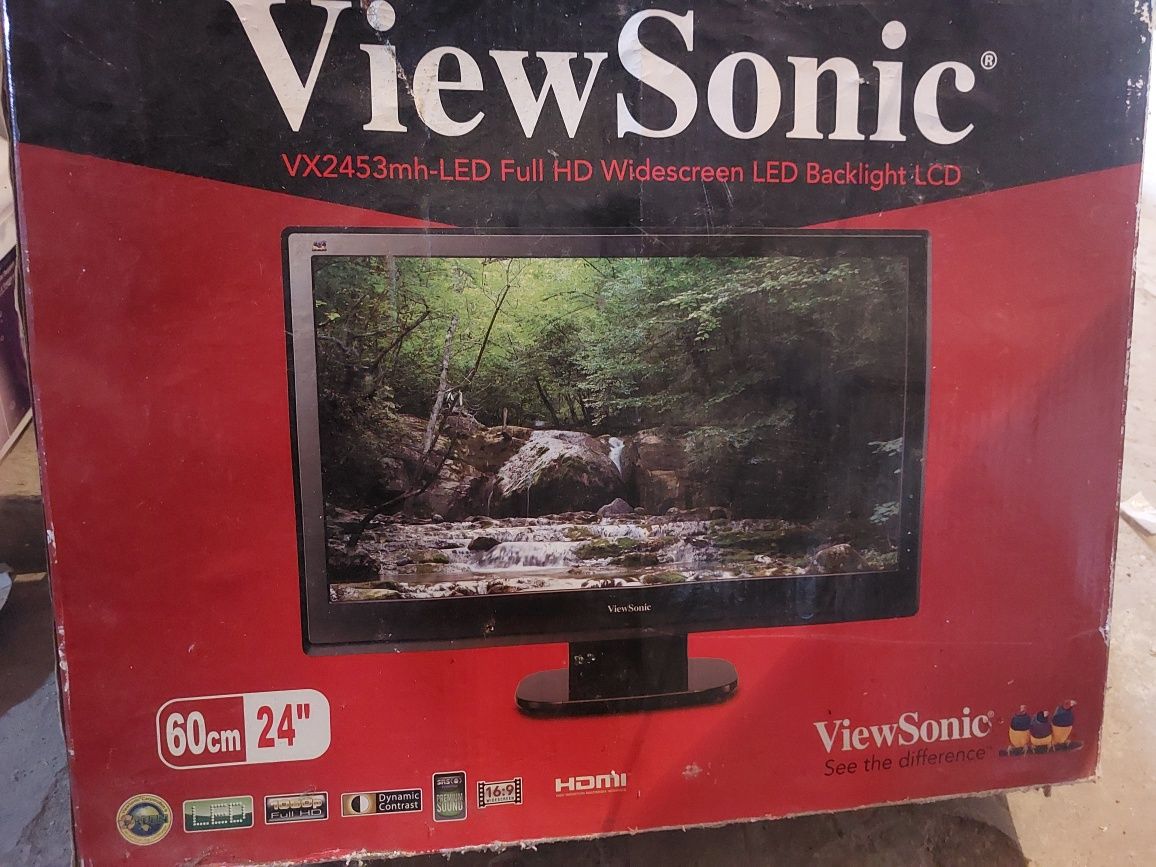 Monitor Viewsonic 24" full HD LED