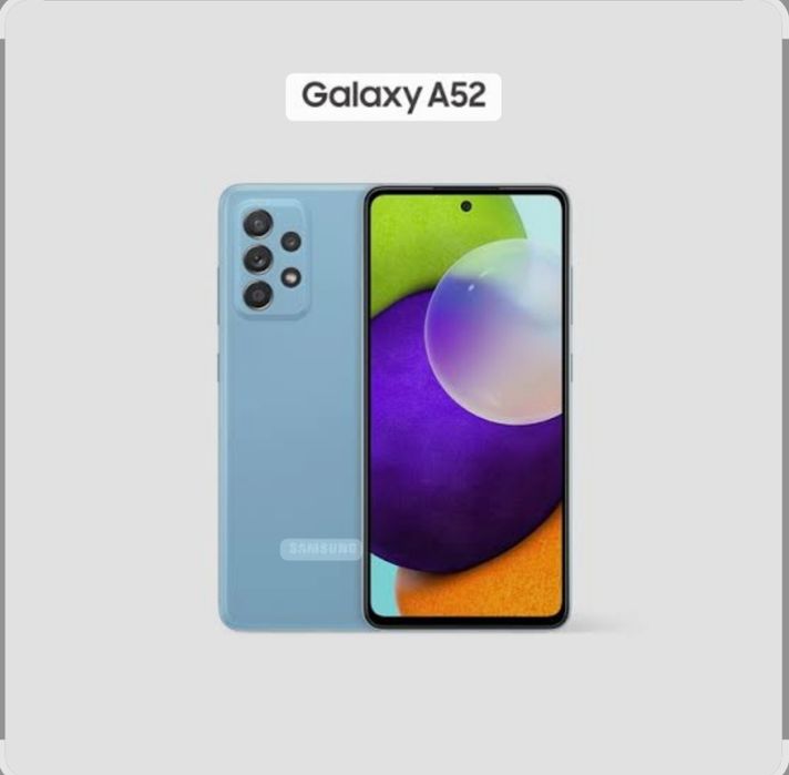 Samsung Galaxy A52, 256 GB xotira. Ekrani originalga almashtirilgan, o