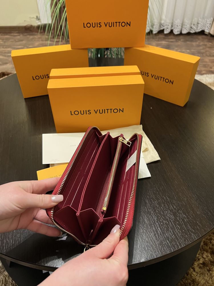 Portofel Louis Vuitton BURGUNDY Full Box