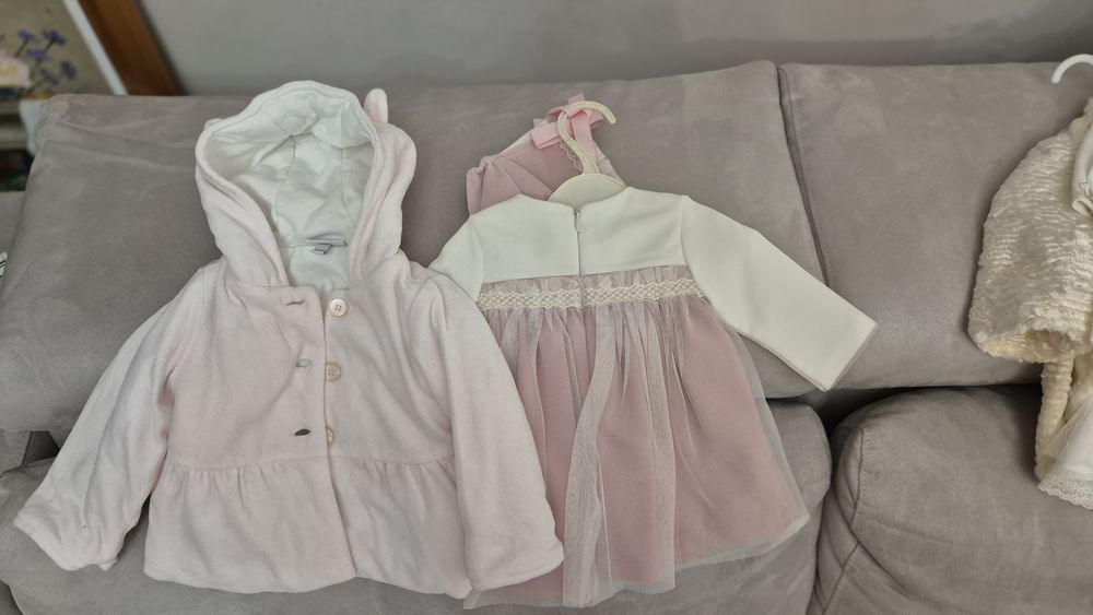 Set rochita si paltonas si dres