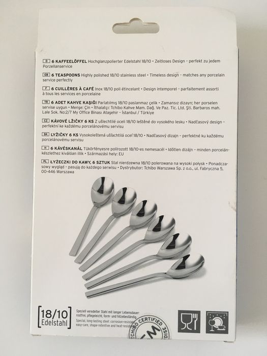 set 6 lingurite de ceai