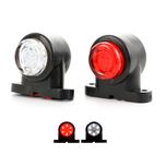1 бр. мини ЛЕД LED рогчета габарити с 12 SMD диода  12-24V