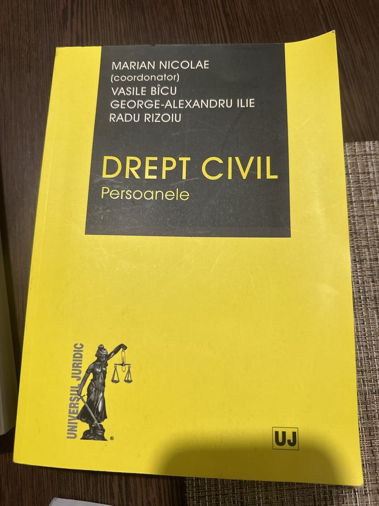 Carte Drept civil-persoanele