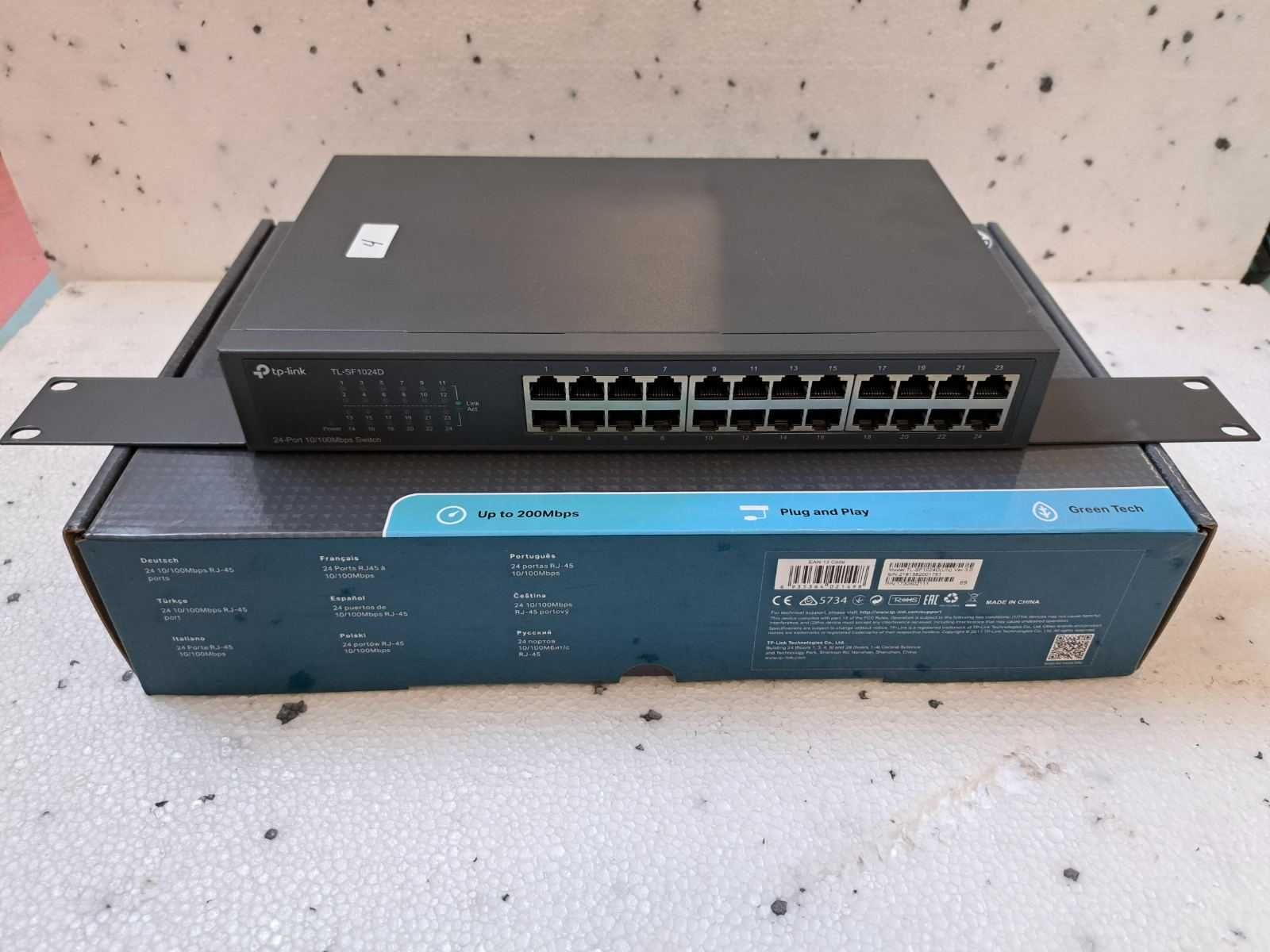 Суич/ Switch TP-Link TL-SF1024D, 100Mbps, 24-port