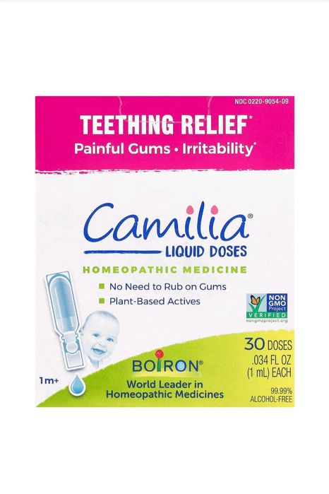 Camilia средство для снятия боли при прорезывании зубов