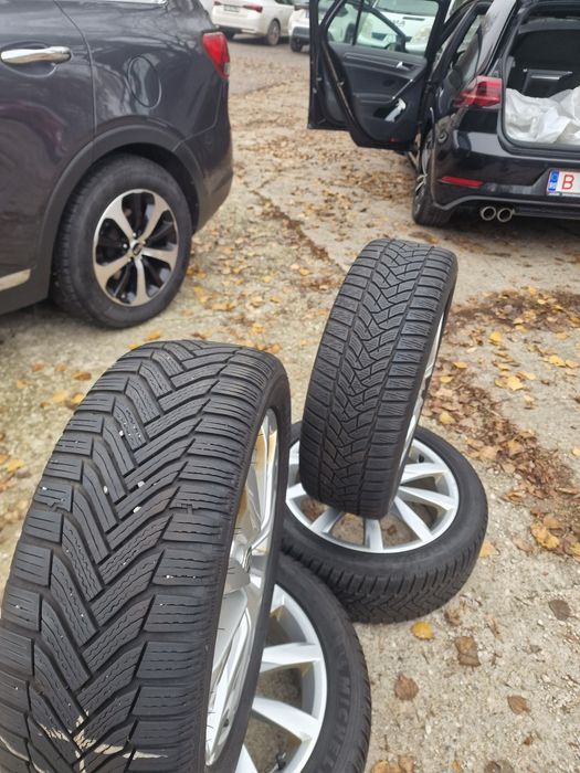 Vand Set Complet Iarna Jante/ Anvelope 205 50 17 Vw Skoda Auda 5x112