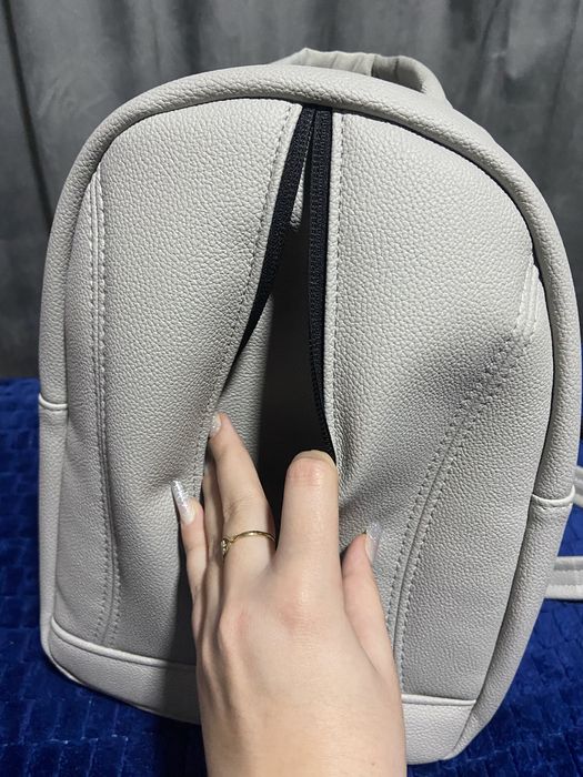 Rucsac din piele,facut pe comada,handmade