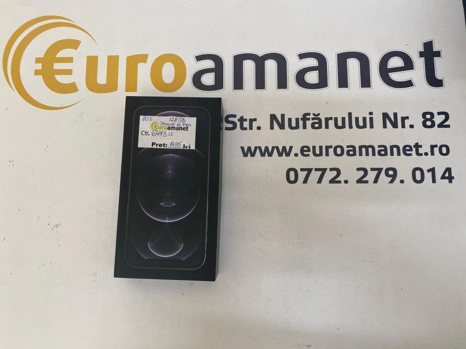 Telefon mobil Apple iPhone 12 Pro, 128GB, Baterie 80% -N2-