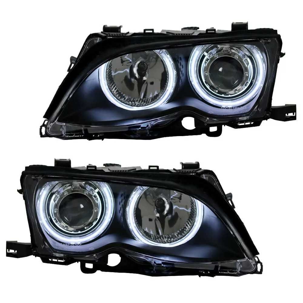 Фарове БМВ Е46 CCFL Фейслифт Седан Комби Angle eyes Тунинг  BMW E46