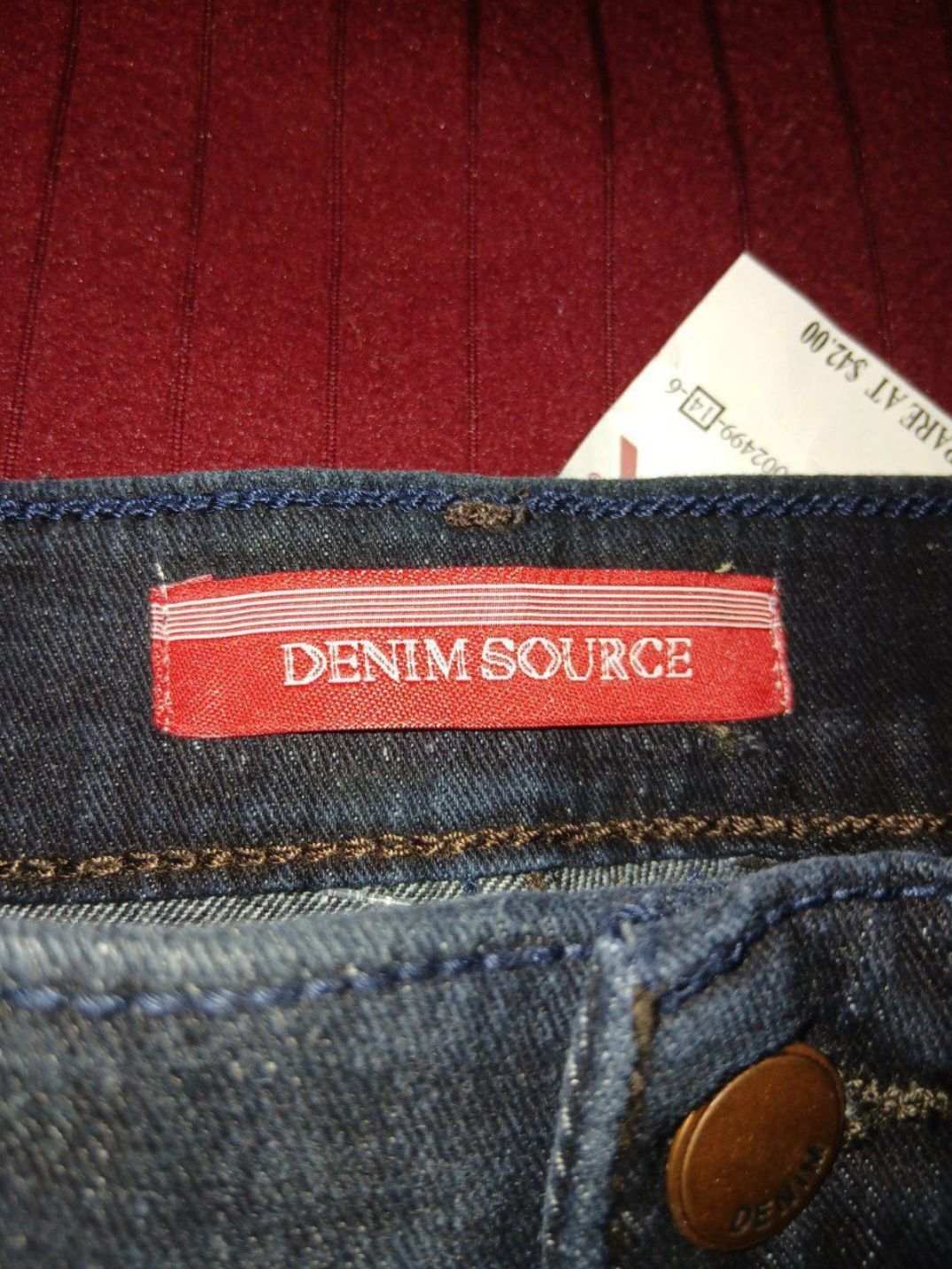 Из США, бренда джинсы Denim Source Stretch