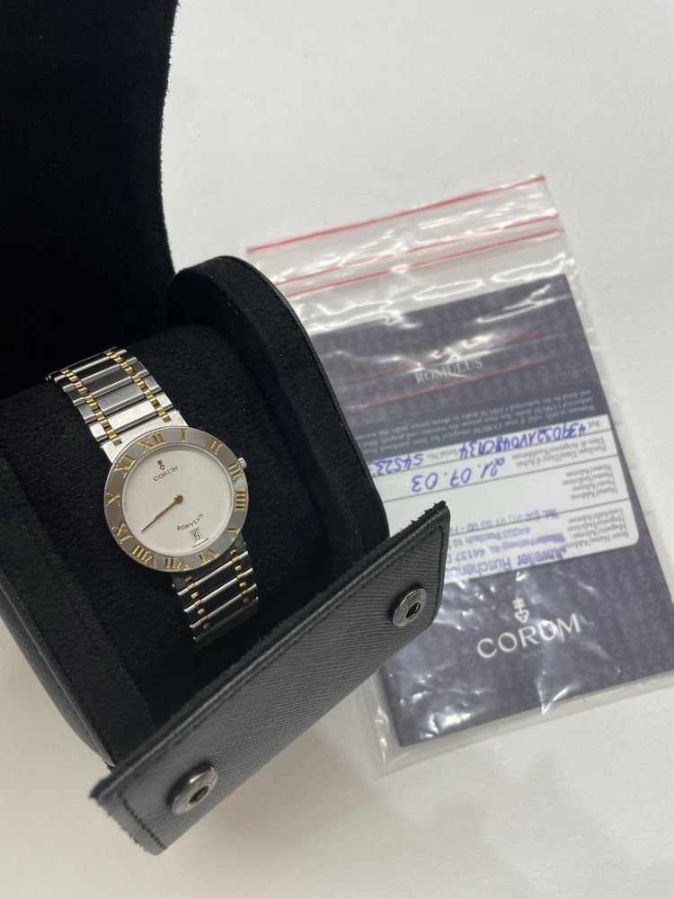 Corum Romvlvs 31,5mm Steel/18k Gold Quarz