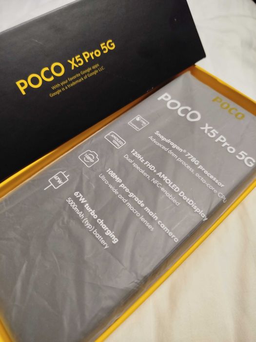 Смартфон POCO X5 Pro 5G, 8GB, 256GB, Black