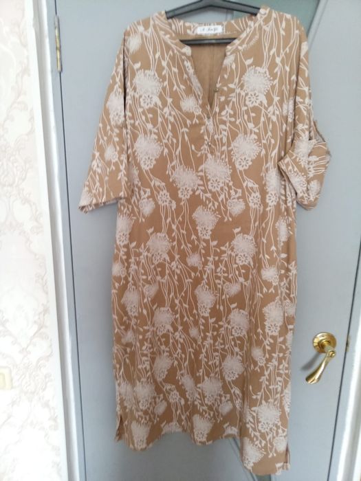 Платье женское лен