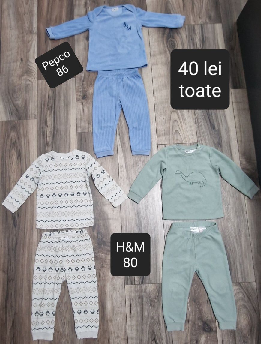 Pijamale H&M mărimea 80