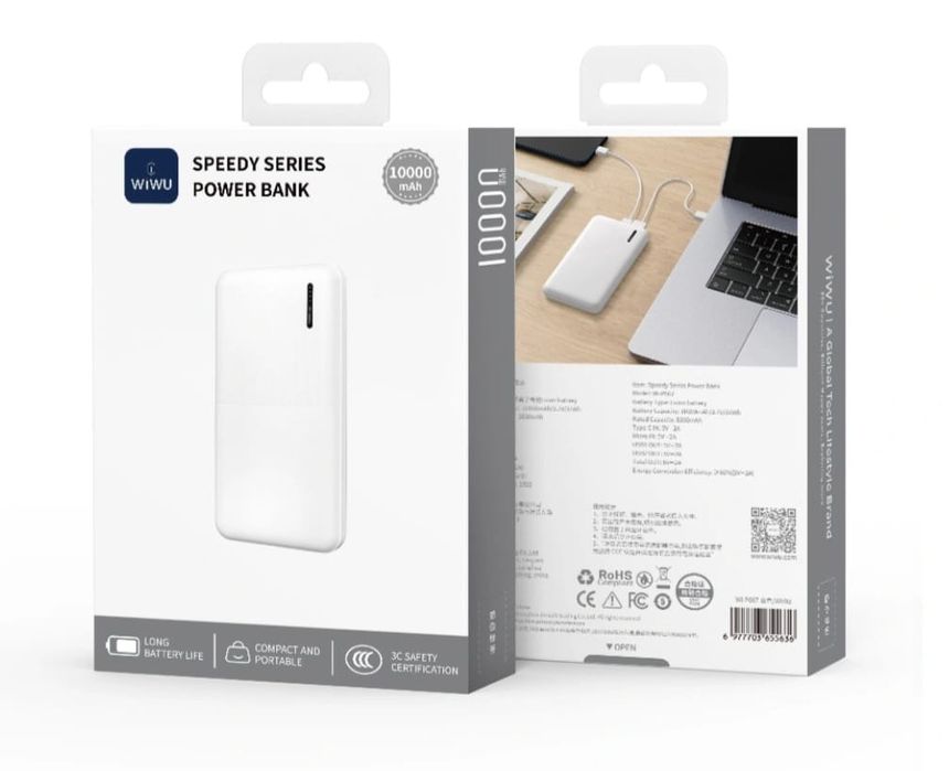 Bateri Externe  power bank WiWU Speedy Series de 10000 mAh. A