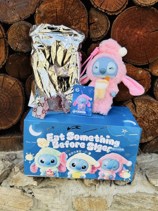 Labubu stitch miniso disney canta si lumineaza