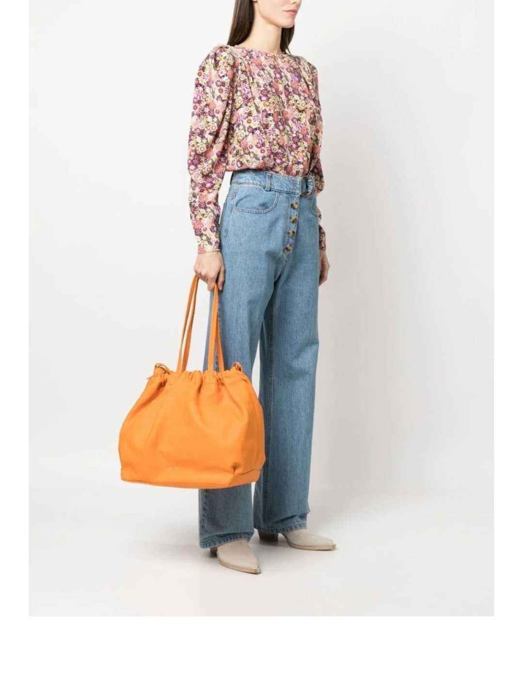 By Far Oslo Orange Bag