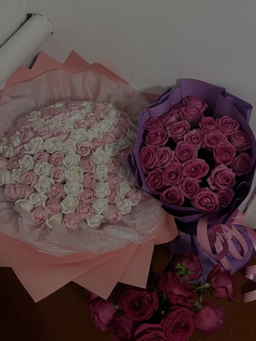 цветы мыльные 101шт