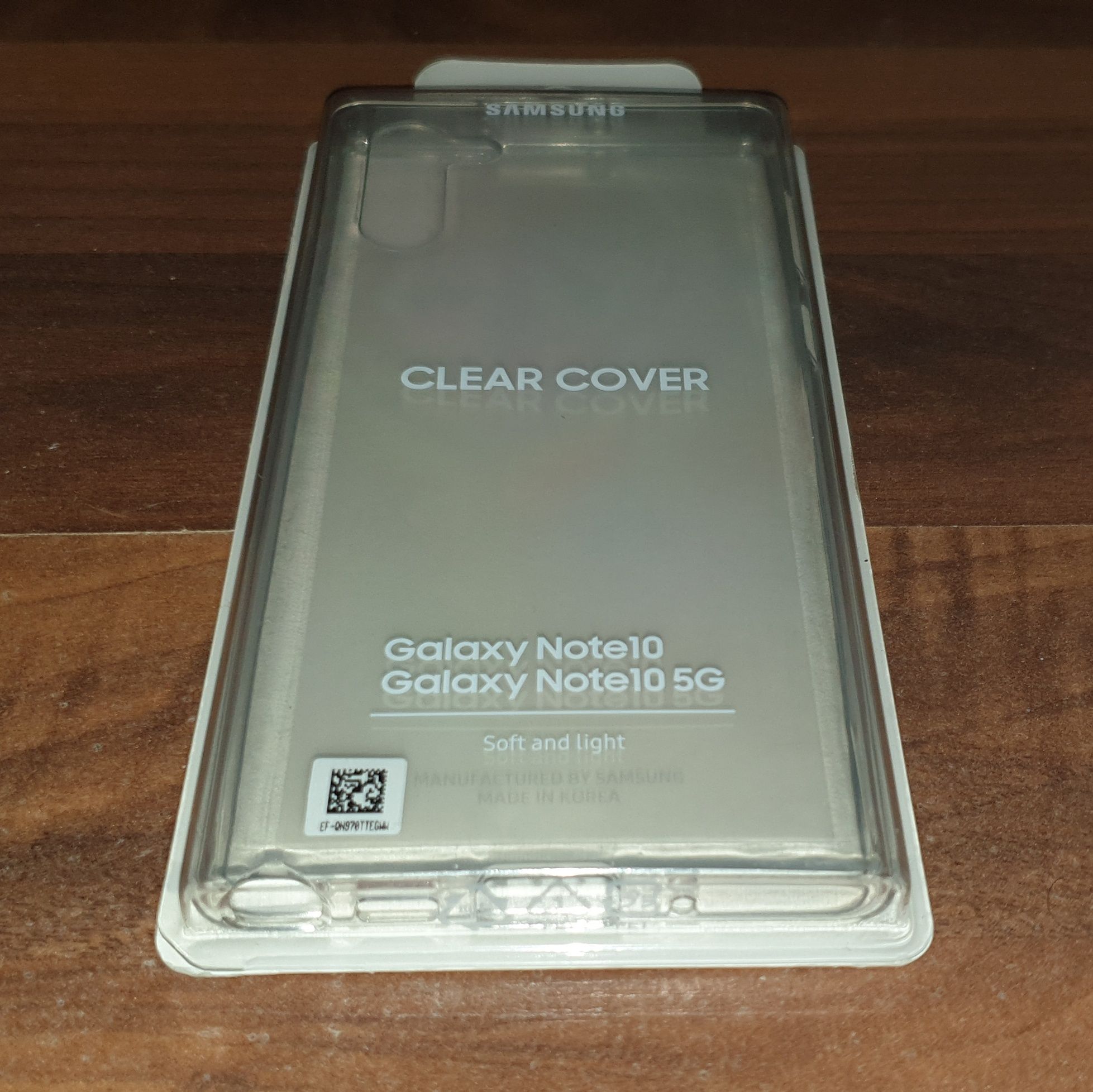 Husa silicon originala Samsung Clear Cover Note10 N970 Note10 5G N971