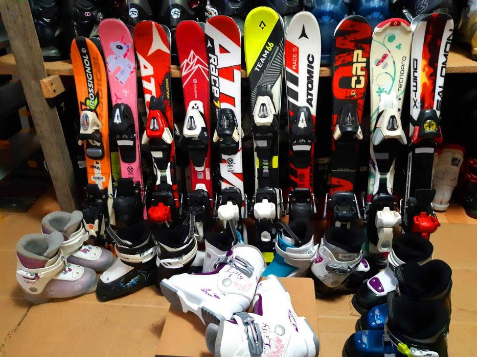 Schiuri 70 cm copii skiuri schi buyback set ski clapari