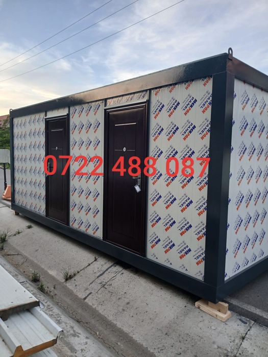 Container modular tip birou, spatiu comercial, locuinta  7 x 3m