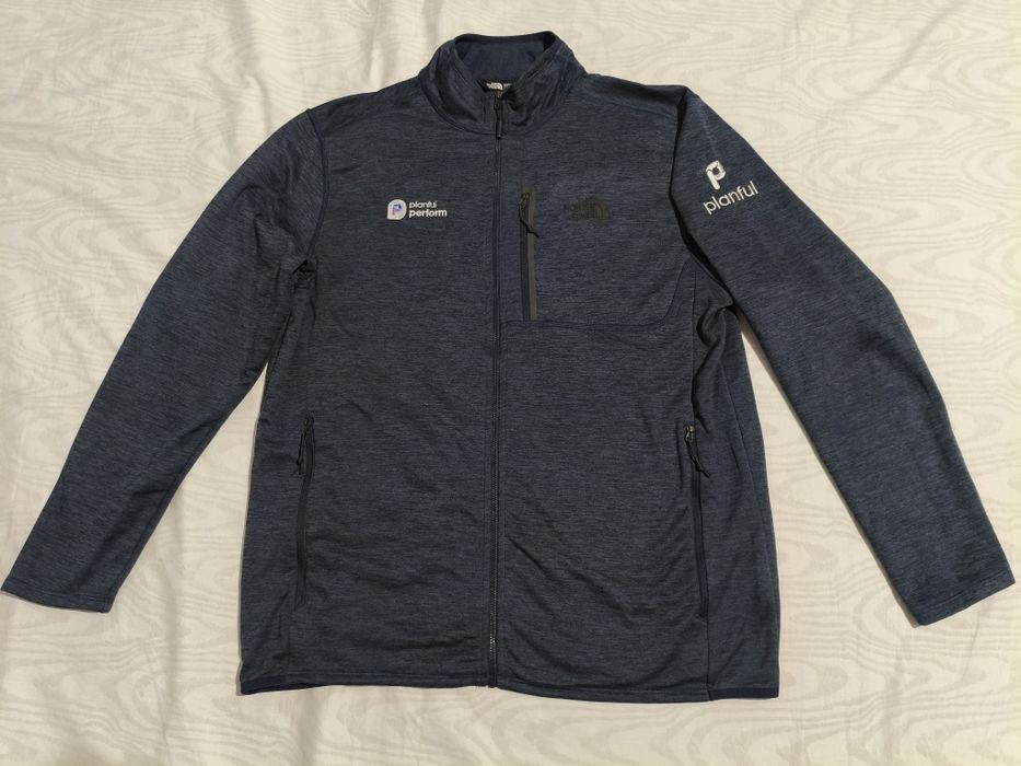 Polar The North Face mărime XL bărbat fermoar bluza hanorac expediție